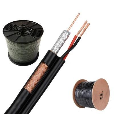 China 3 In 1 CCTV Cable RG59 RG59 Power Cable Coaxial Cable For Communication CCTV Camera 5000000000 for sale