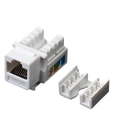 China Networking LAN Network Keystone Jack Rj45 Cat5e/Cat6/Cat5e Module for sale