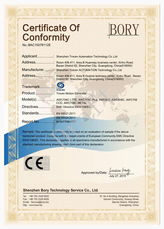 CE - Shanghai Wavetopsign International Technology Co., Ltd.