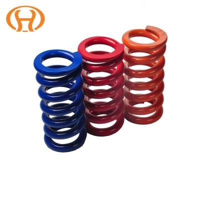 China Heavy Duty Large Size Coil Colored Paint Steel Coil Compression Springs for sale