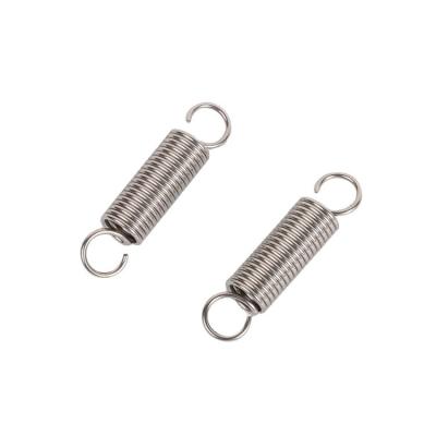 China 2022 Adjustable Spiral Stainless Steel Small Double Hook Wire Coil Extension High Tension Springs for sale