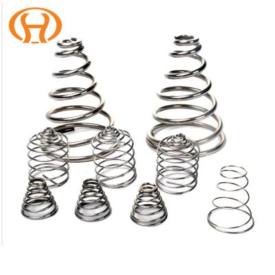 China Customized Conical Stainless Steel Retractable Spring Heavy Duty Stainless Steel Coil Spring for sale