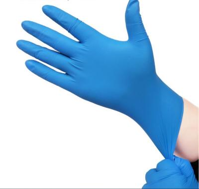 China Use for Kitchen Factory Price Sturdy Blue Nitrile Gloves Disposable Nitrile Gloves Powder Free Medical Nitrile Gloves Black for sale