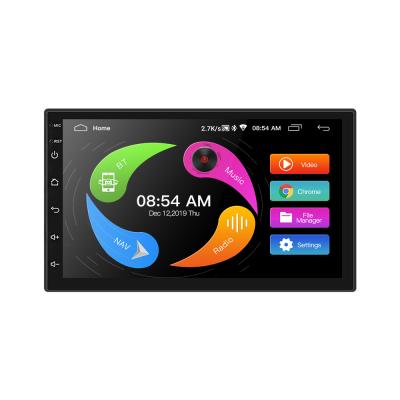 China 7 inch 2din Universal Car Handsfree BT FM Mirror Link GPS Navigation Android 8.1 Car Stereos for sale