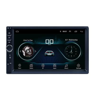 China 7018A GPS Universal 2 Din Head Unit USB Operate 7 Inch Touch Screen GPS Player Android Car Radio Rear View Camera With WIFI/BT GPS for sale