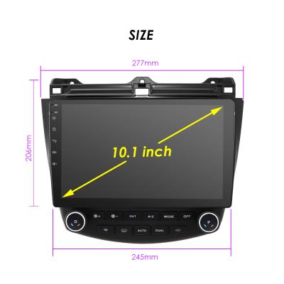 China GPS WIFI MAP Quad Core 2 Din Car Android GPS Multimedia Player Free Radio Stereo For Honda Accord CL 2003-2007 7cm UC for sale