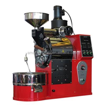 China Coffee Roasting Machine Roast Green Coffee Beans 1.5Kg Max Batch Size Dalian Amazon for sale