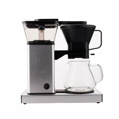 China Hotel Aluminum Alloy Electric Automatic Drip Coffee Machine Brewing Coffee Maker for sale