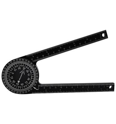 China CNC Parts 360 Degree Medical Spinal Angle Finder Protractor Protractor Aluminum Alloy Angle Measuring Tool for sale