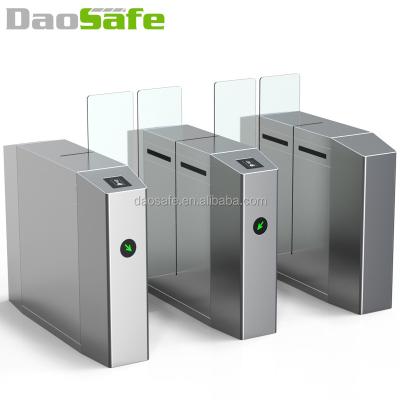 China 304 Stainless Steel Optical Pass Turnstile Mechanism Sliding Lane Barrier For Pedestrian for sale