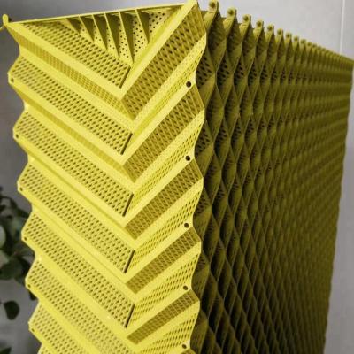 China Cellulose Paper Evaporative Cooling Pad Plastic Cooling Pad Plastic Cooling Media for sale