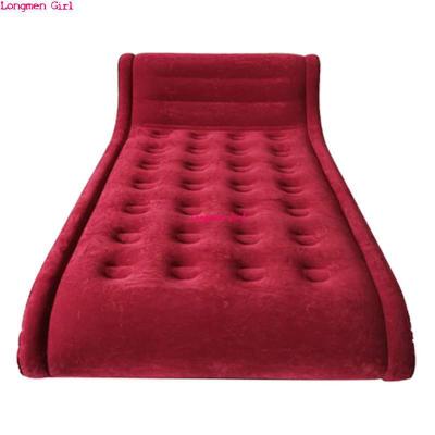 China Modern Bedroom Furniture Folding Large Sofa Bed Velvet Leather Inflatable Frame Large Double Sofa Bed Outdoor Beach Camping Garden for sale