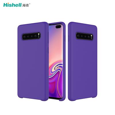 China 2019 Hot Sale Big Grip Scratch Resistance Liquid Silicone For iPhone Case For Samsung S10 for sale