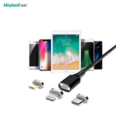 China Multiple Colors Super Magnet Micro USB Fast Charging Detachable Magnetic Charging Cable For Iphone And Android Devices for sale