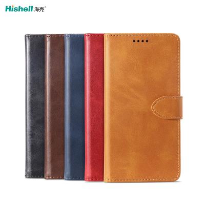 China TPU+PC Leather Flip Cover Slim Card Slots Wallet Case For iPhone 12 for sale