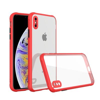 China Clear TPU+PC Cell Phone New TPU Case Phone Case, Clear Back, Super Shock Absorption For iPhone Xs Max for sale