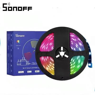 China SONOFF L2 Smart LED Strip Light Waterproof Led Strip Light Dimmable WiFi Waterproof RGB Flexible Strip Lights Work with Alexa Google Home, Dance with Music for sale