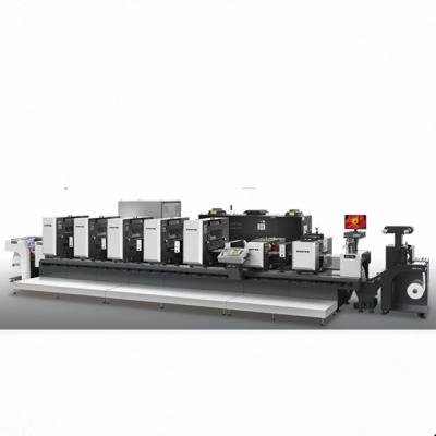 China Stores Wine Label Alchoho Label Printing Roll Foil Silk Screen Hot Offset Printing Machine for sale