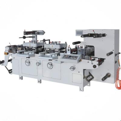 China MQ-320 Stores Label Die Cutting Machine China High Quality Paper Automatic Double Head Printing for sale