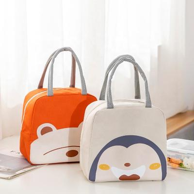 China Cartoon Logo Waterproof Picnic Wine Cooler Style Customized Lunch Bag Delivery Food Bag In Lunch Cooler Bag For Kids for sale