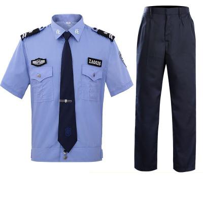 China Wholesale Anti-pilling Designs Customize Logo Guard Company Officer Dress Shirt Security Guard Quick Dry Uniforms for sale