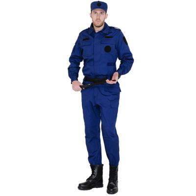 China Anti-Wrinkle Airport Security German Security Guard Uniform Uniforms Label Samples for sale