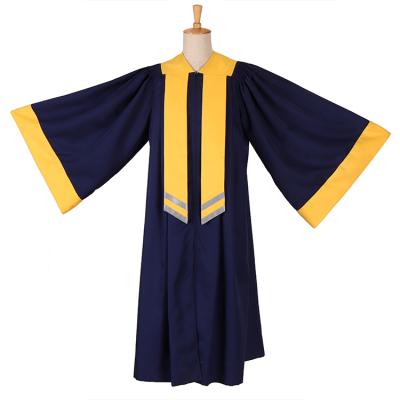 China School clothes for student Deluxe Doctoral regalia phd graduation gown / robes school uniforms for sale