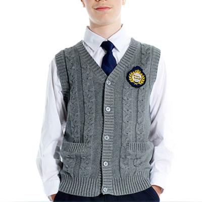 China Wholesale V-Neck Sweater Cashmere Sweater Vest School Vest Patterns School Uniform V Neck Cardigan Sweaters Invest for sale