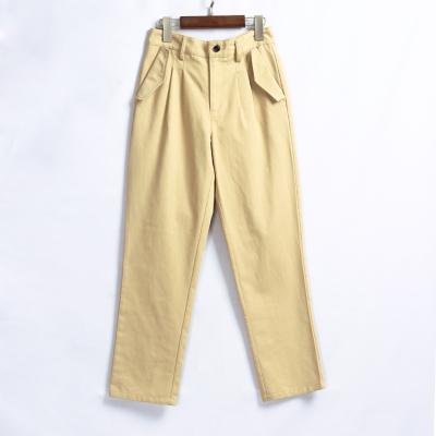 China Boys School Pants Bespoke Primary Boys School Uniform Pants Khaki for sale