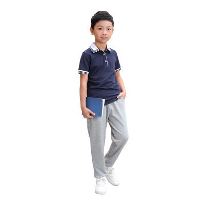 China Anti-pilling Customize Made Sports Shorts School Uniform For Boy And Girl 2 Piece Tracksuit Sets for sale