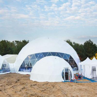 China geodesic dome restaurant polyester igloo bar house outdoor advertising dome tent UV-resistant/fire-retardant/waterproof for sale