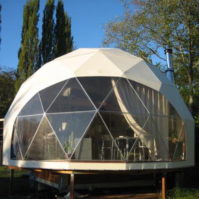 China Glamping dome prefab tent villa holiday resort luxury and comfort UV-resistant/fire-retardant/waterproof outdoor living tent for sale