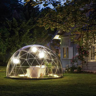 China Outdoor Hotel Dome House Glamping Geodesic Dome Tent UV-Resistant/Fireproof/Waterproof 6m Diameter with PVC Roof Cover for sale