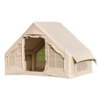 China Straight Tying Type Outdoor Portable Waterproof Inflatable Family Camping Tent House Tent for sale