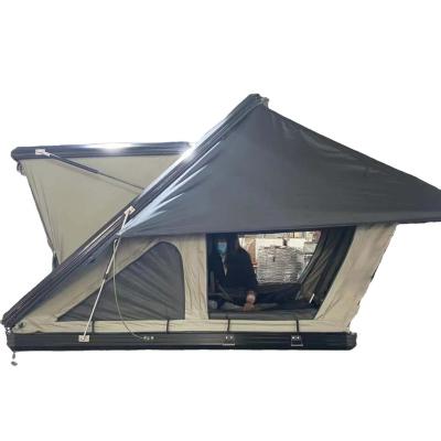 China Car Awning Box Tent Maker Aluminum Car Roof Top Tent Hard Shell Roof Top Box Straight Tying Type for sale