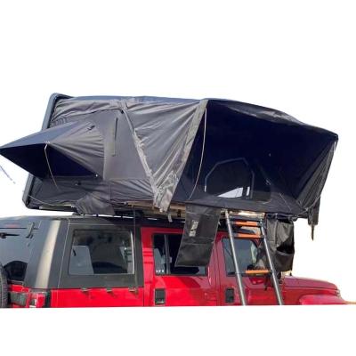 China Straight Tether Type 4 Person Aluminum Hard Shell Roof Top Tent Car High Top Tent For 4x4 Camper Offroad Camping for sale