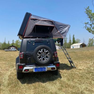 China Straight Bracing Type Ultralight Car Roof Hard Top Shell Weight Tent for sale