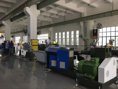 Cina Pianta di plastica di profilo del PVC della macchina dell'estrusione di profilo di drenaggio di plastica blu di colore in vendita