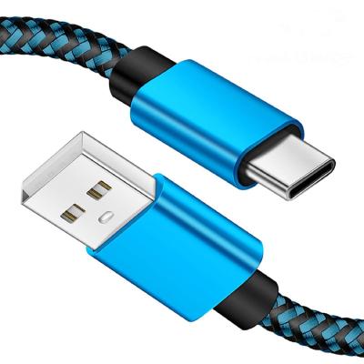 China Mobile Phone Types Factory Direct Selling 2a High Quality Cheap 10 Feet Usb C Cable Fast Charging Type-C Charger Data Cable Cable for sale