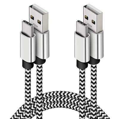 China Fast Charging Type C Speed ​​Charger 10ft, USB C Cable Fast Charger Nylon Braided Cord Data Cable Long for sale