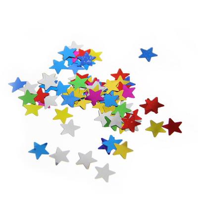 China Home Decoration Hot Selling Multicolor Star Shape Metallic Confetti For Wedding And Birthday Celebration for sale