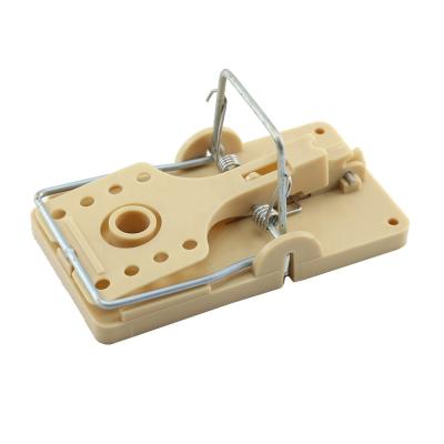 China Disposable Plastic Mouse Trap Spring Rat Traps Disposable Automatic Mouse Trap for sale