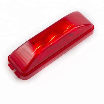 China 3 Inch Truck Trailer LED Beacon 4 Rectangle Side Beacon Lights Sealed Waterproof for sale