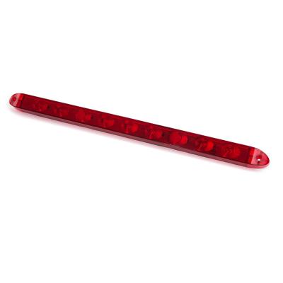 China High Quality PC Lens 17 Inch 12v 24v High Brightness Bar Led Lighting Truck Trailer Third Brake Light for sale