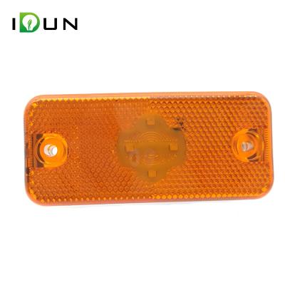 China PC+PP 4 Inch LED Truck Trailer Front Outline Marker Reflector Lamp Clearance Light for sale