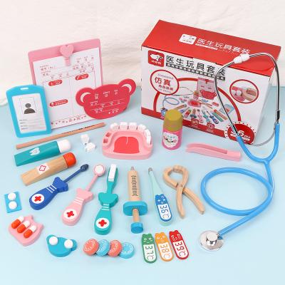 China Pretend Play Doctor Play Toys Hot Selling Simulate Doctor Kit Toys Role Play Medicine Box For Kids for sale