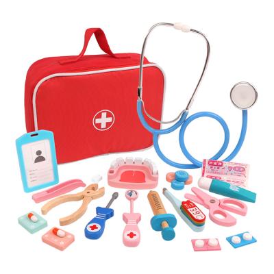 China Pretend Play Doctor Play Toys Wholesale Medical Equipment Kit Simulate Medicine Chest Toys for sale