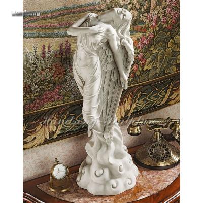 China China Medium Sculpture Home Decoration Stone Customized Art Angel Statue Sculpture for sale