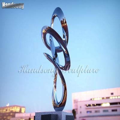 China China Modern Stainless Steel City Metal Art Abstract Modern Sculpture for sale