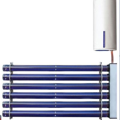 China Wall mounting Balcony wall hanging heat pipe solar collector horizontal solar water heater split compulsory circulation system heating for sale